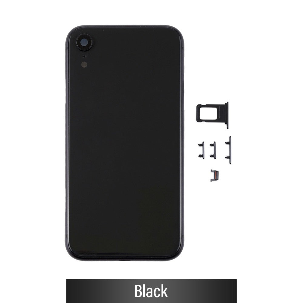 Rear Housing for iPhone XR (NO LOGO)-Black Rear Housing for iPhone XR (NO LOGO)-Black